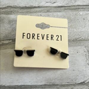 Free if bundled with other jewelry. Forever 21 Black Sunglasses Earrings